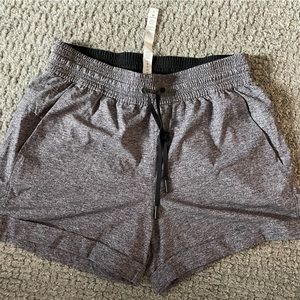 Gray Lululemon shorts size 6
